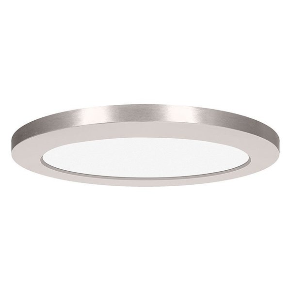 Access Lighting ModPLUS, Dual Voltage LED Flush Mount, Brushed Steel Finish, Acrylic Lens Acrylic 20837LEDD-BS/ACR